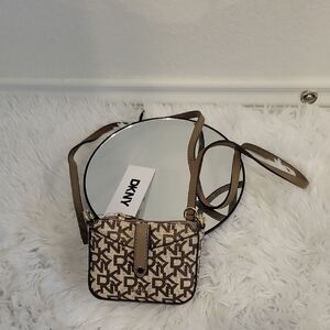DKNY Brown Crossbody Bag with Chic Design